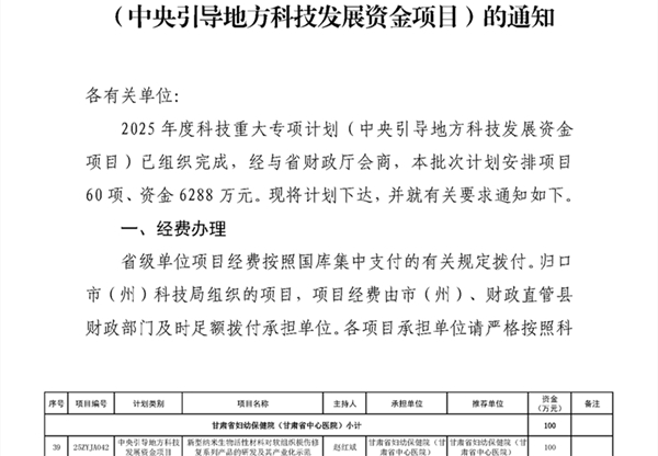 甘肃工程咨询集团1个科研项目获科技重大…